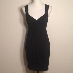 Charlotte Russe black low cut dress